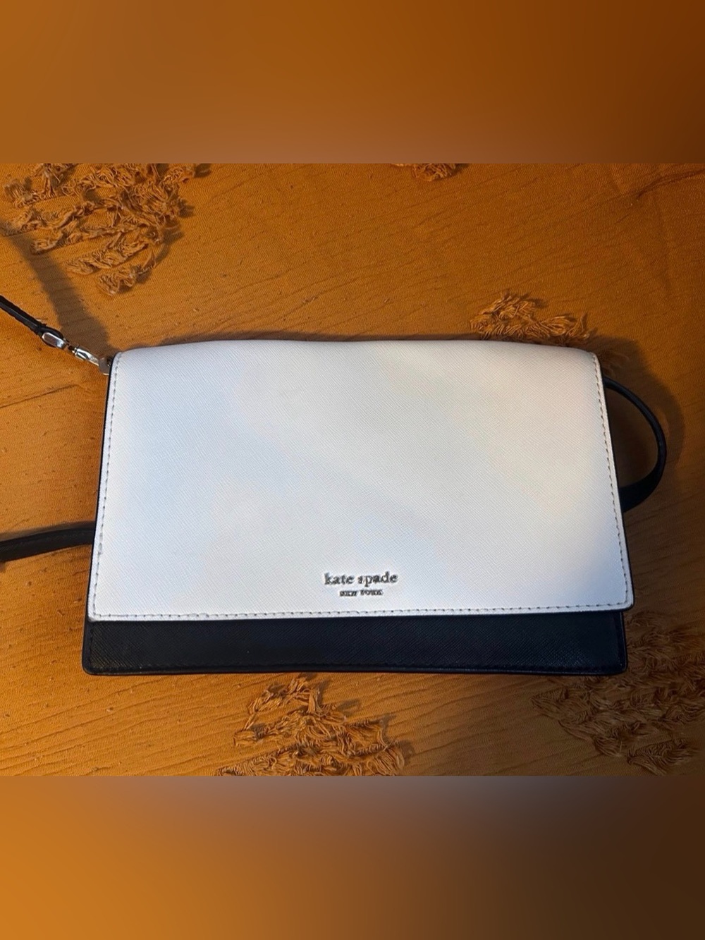 Black and White Kate Spade Crossbody